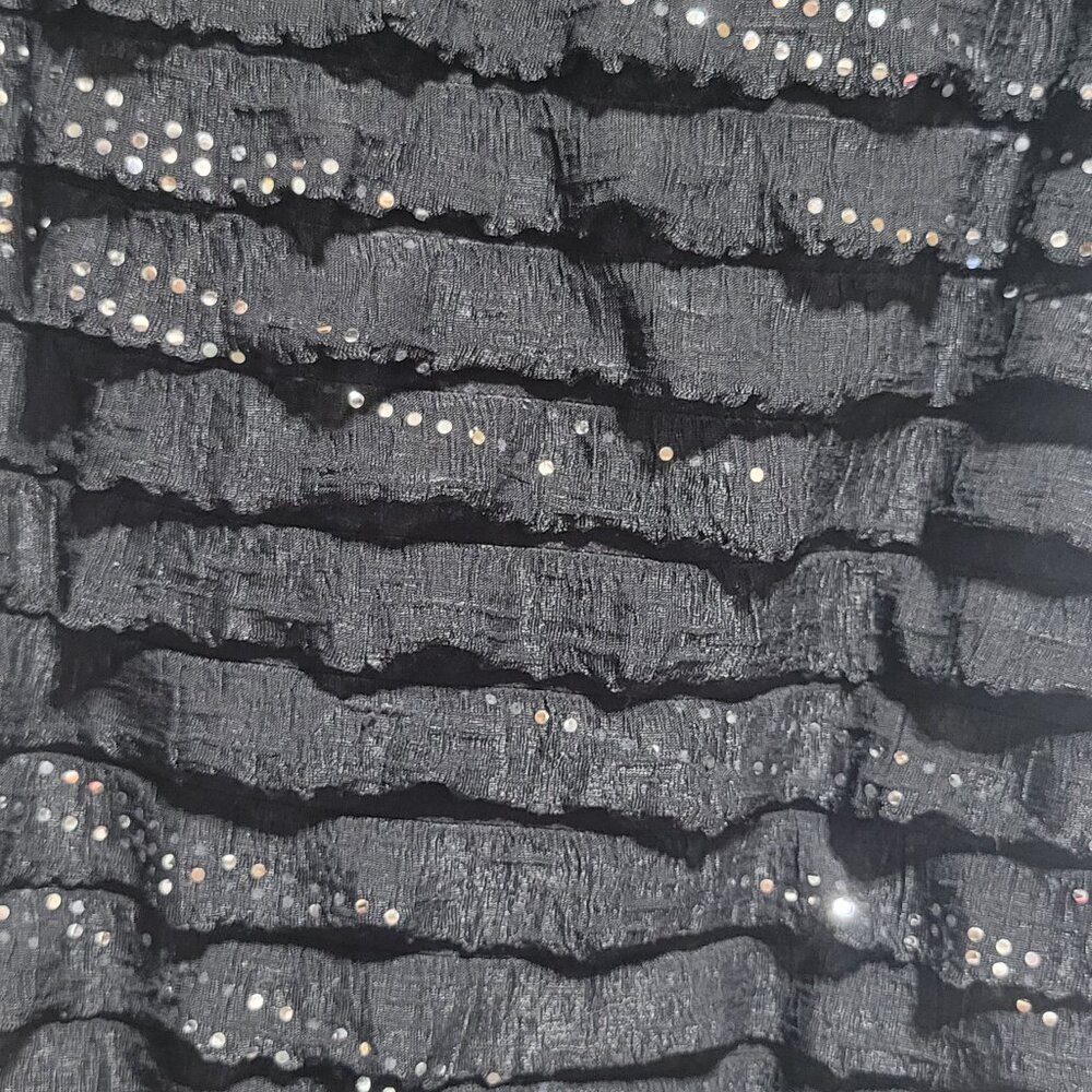 Black Ruffle Tank - Picture 2 of 8